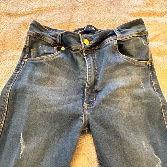 Seven7 blue women's jeans push-up Size 6 - Picture 2 of 8